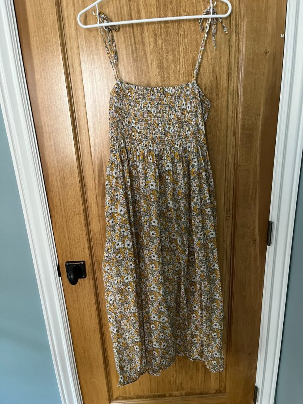 Frye x Anthropologie | Alice Floral Maxi Dress | 100% Cotton Size Medium - Picture 10 of 13